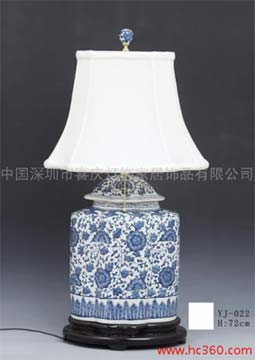 青花瓷臺(tái)燈