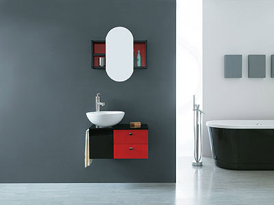 哪種顏色的衛(wèi)生間最漂亮 衛(wèi)浴空間的黑紅料理