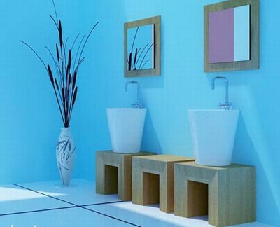 瓷磚純凈經(jīng)典衛(wèi)浴間