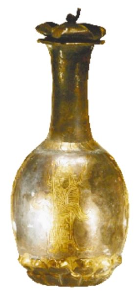 鎏金四大天王銀凈瓶.