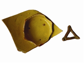 邛窯芝麻花三足支釘與墊燒物標本